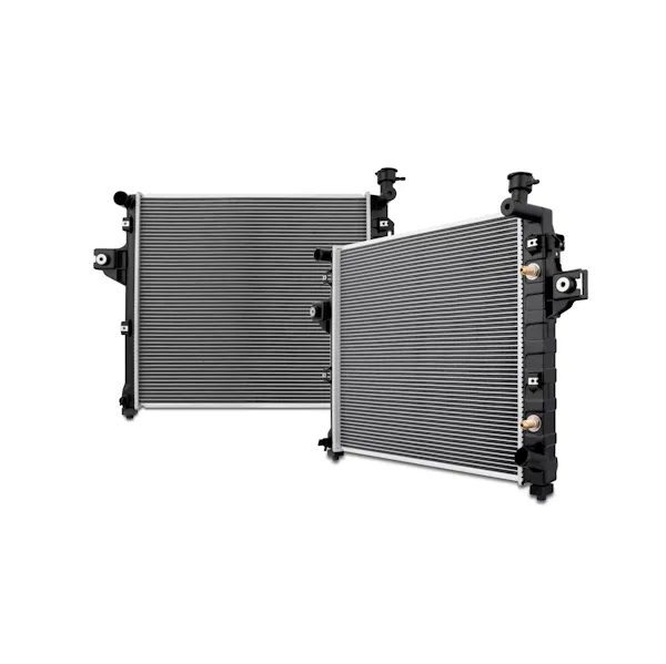 R2263 – MISHIMOTO Radiator, OE Replacement Crossflow Aluminum Core With Plastic Tanks With Transmission Cooler Single
